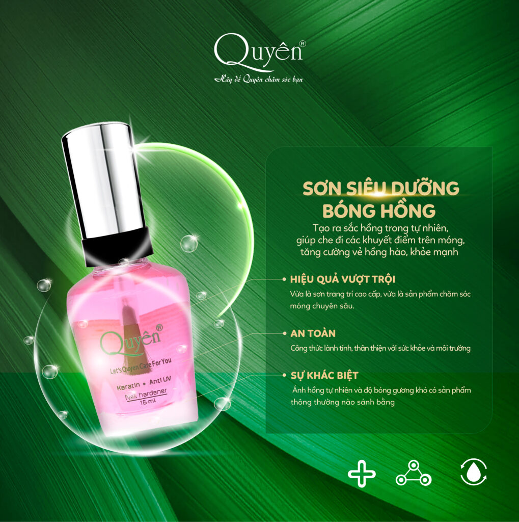 Sơn dưỡng móng và gì?