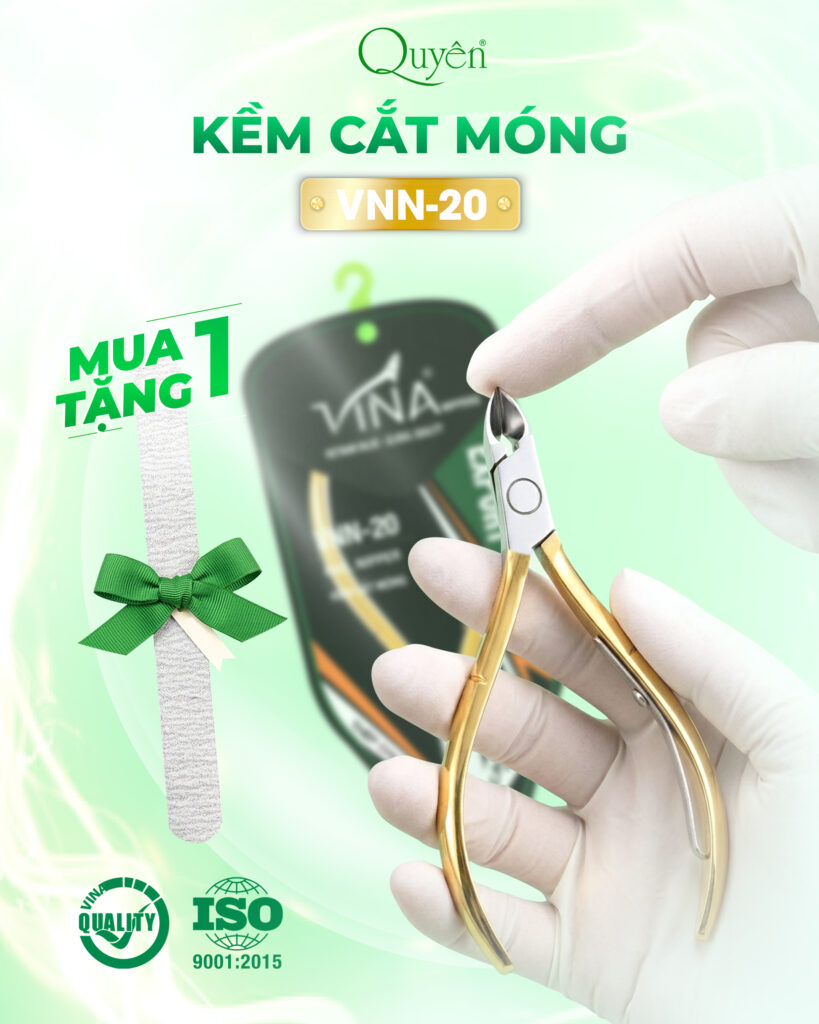 Tặng dũa móng cao cấp khi mua kềm Vina