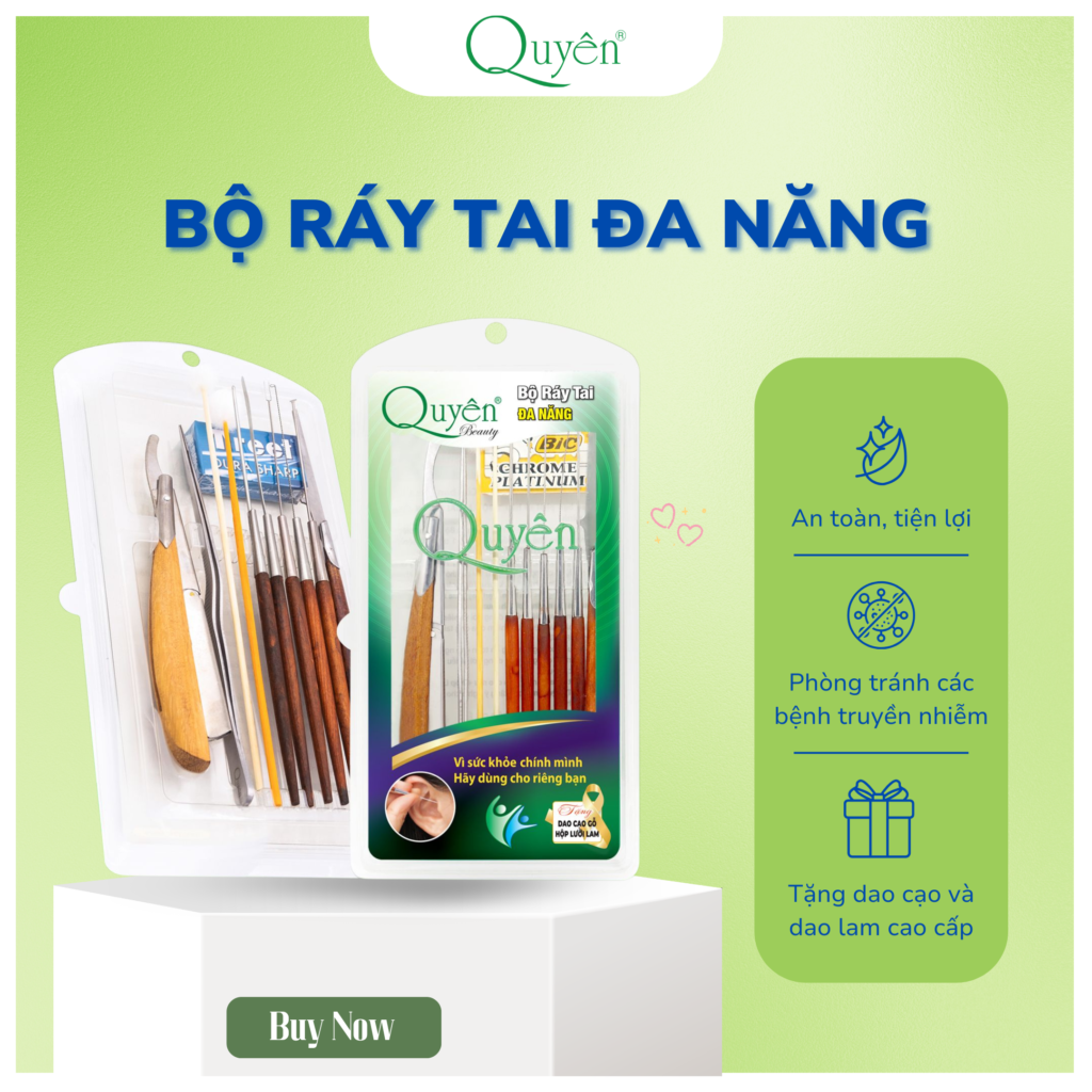 Bộ Ráy Tai Mỹ Phẩm Quyên