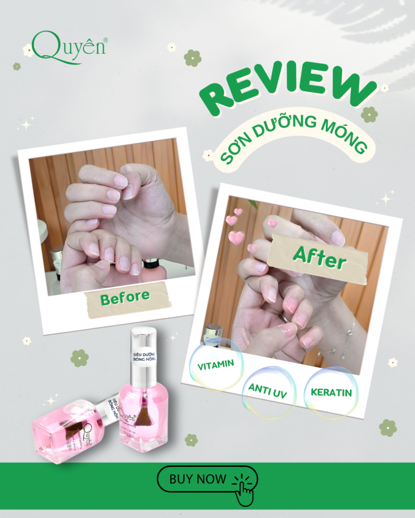 Lợi ích của sơn dưỡng móng