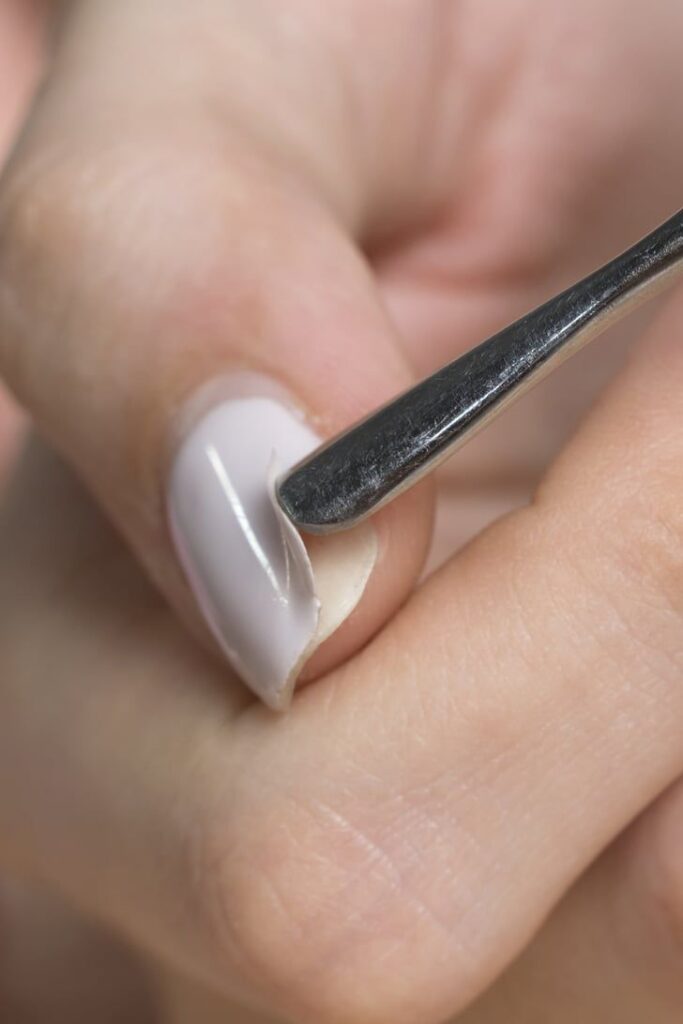 Phá sơn gel an toàn bằng acetone