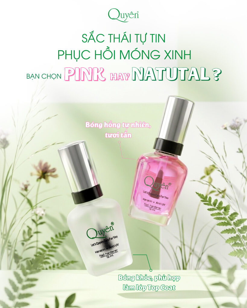 Sơn dưỡng móng giúp móng thêm chắc khỏe