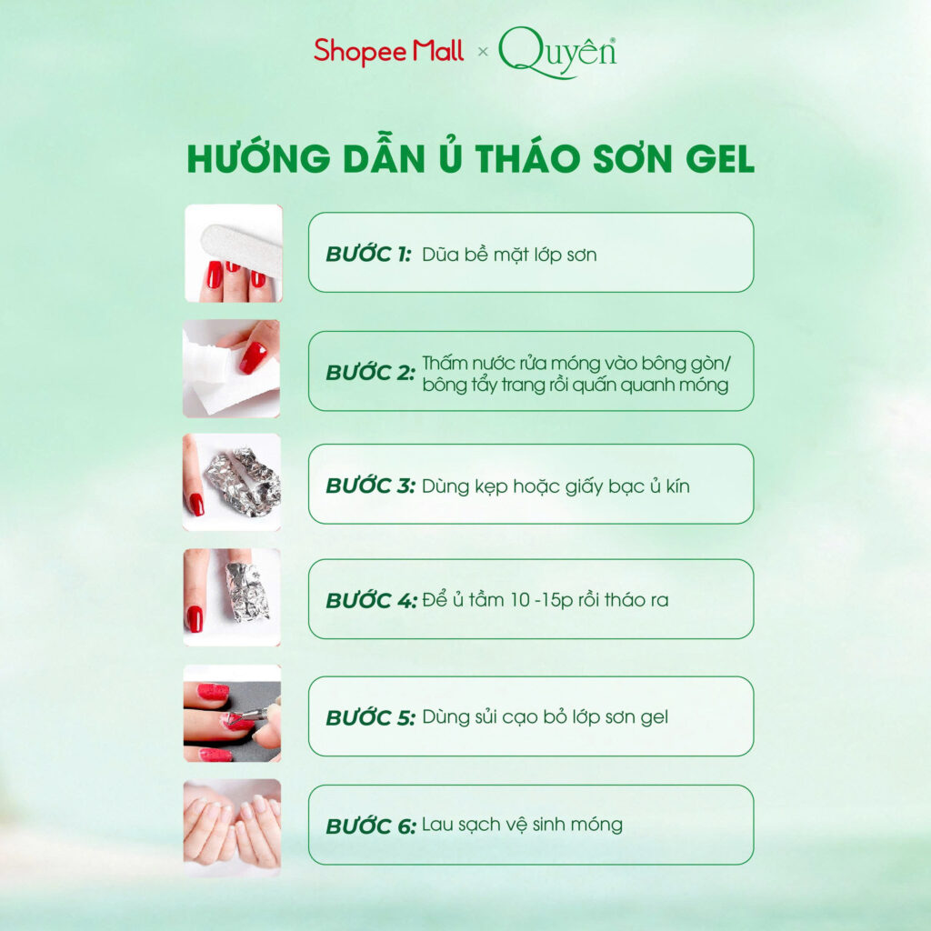 Phá sơn gel nhanh chóng, an toàn với acetone