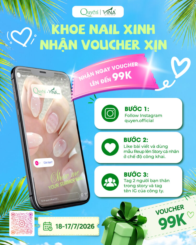 Mini Game Show Nail nhận Voucher Xịn 