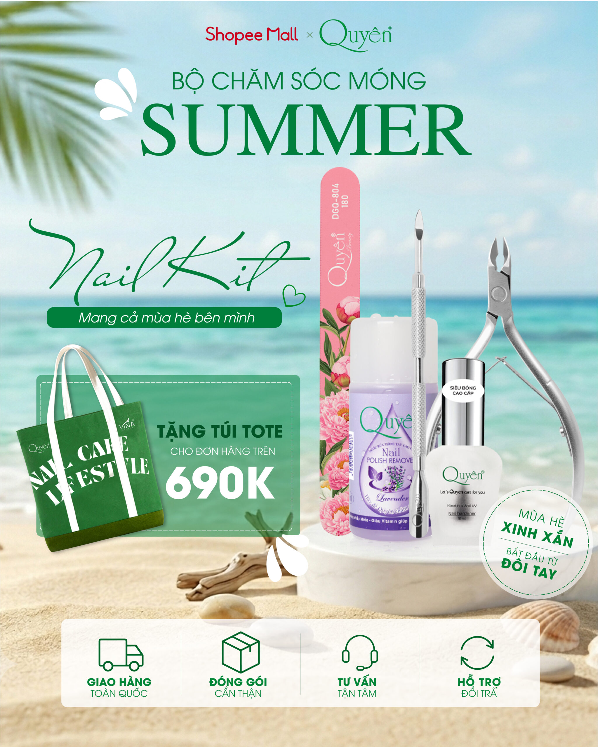 Nail This Summer – Mang Dấu Ấn Mùa Hè Của Bạn Đi Muôn Nơi