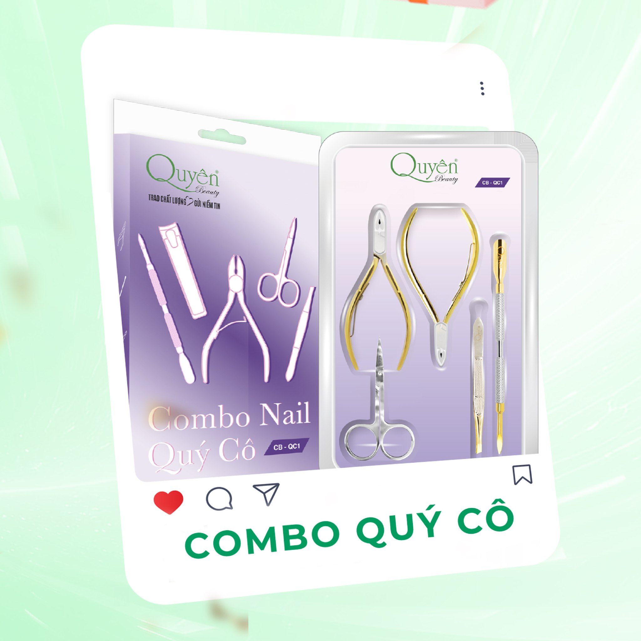 Combo Nail Quý Cô