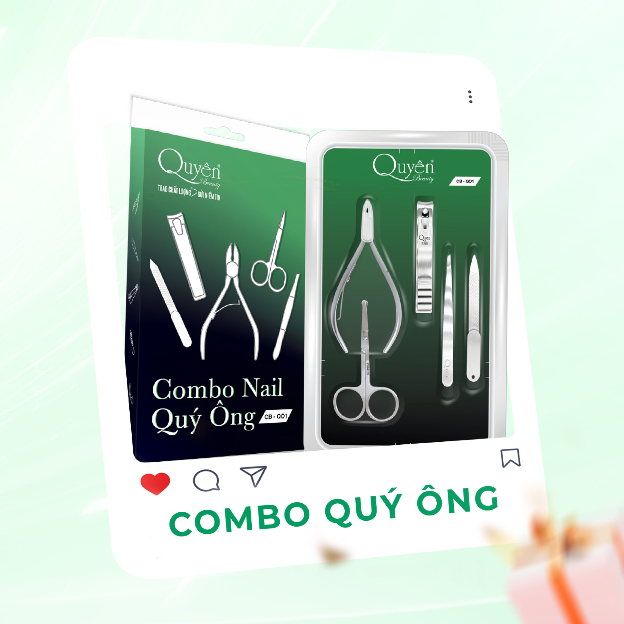 Combo Quý Ông - Giải pháp chăm sóc diện mạo toàn diện dành riêng cho nam giới.